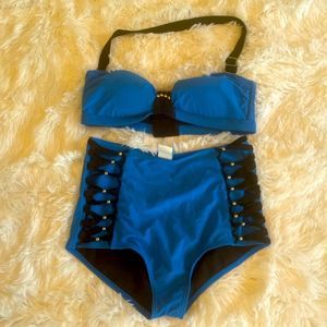 SALE***SWIMSUITS FOR ALL X SWIM SEXY BIKINI TOP & BOTTOM SZ 10